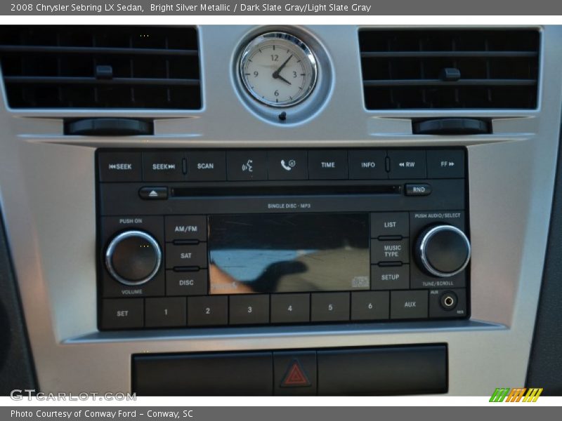 Bright Silver Metallic / Dark Slate Gray/Light Slate Gray 2008 Chrysler Sebring LX Sedan