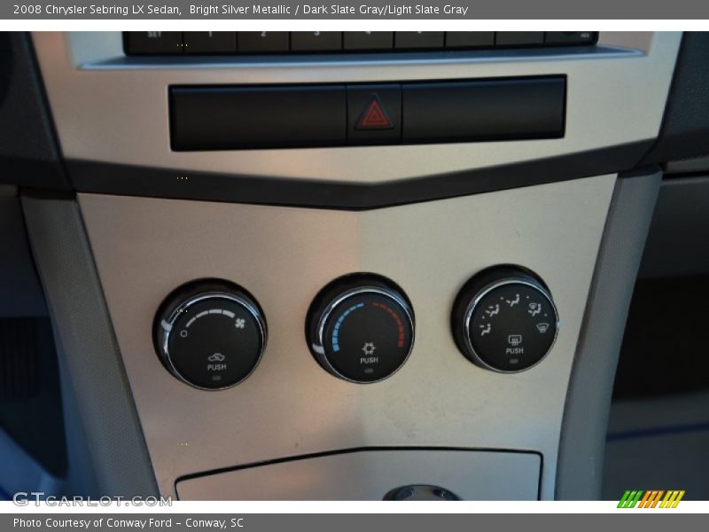 Bright Silver Metallic / Dark Slate Gray/Light Slate Gray 2008 Chrysler Sebring LX Sedan