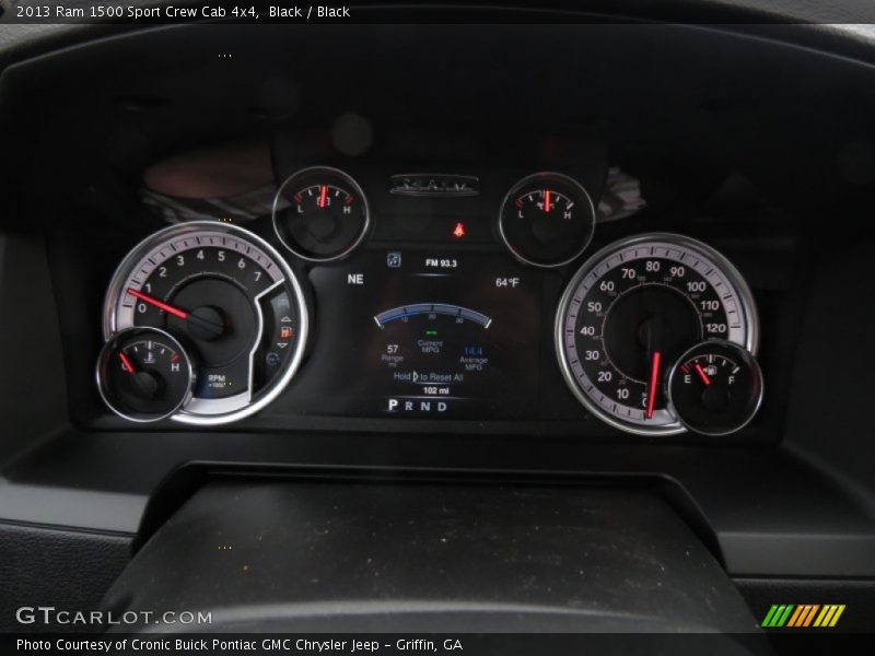  2013 1500 Sport Crew Cab 4x4 Sport Crew Cab 4x4 Gauges