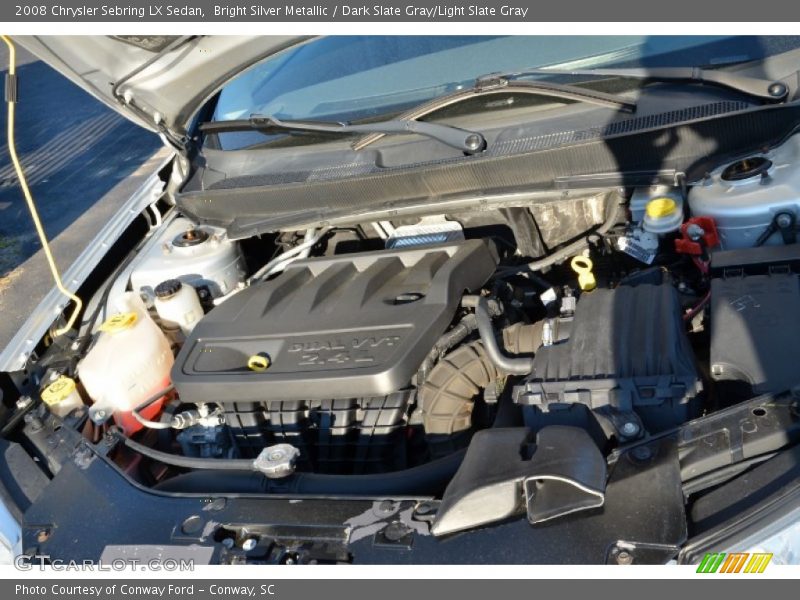 Bright Silver Metallic / Dark Slate Gray/Light Slate Gray 2008 Chrysler Sebring LX Sedan