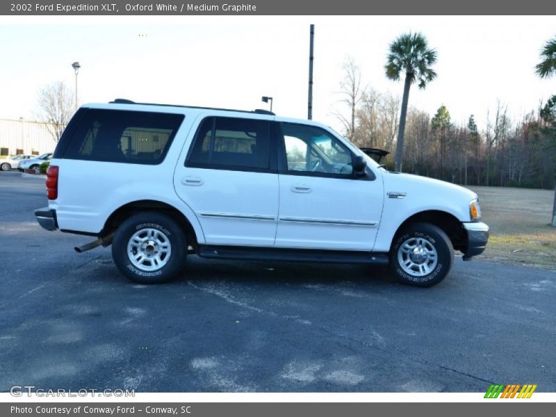 Oxford White / Medium Graphite 2002 Ford Expedition XLT