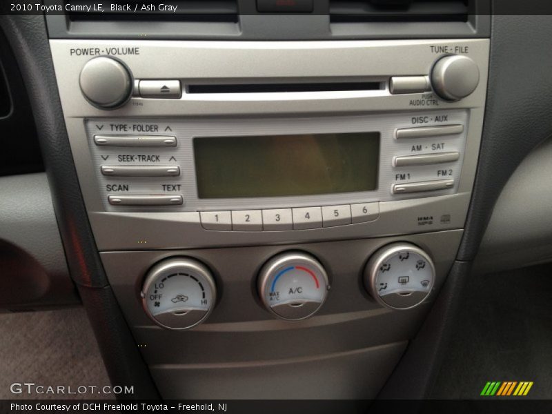 Black / Ash Gray 2010 Toyota Camry LE