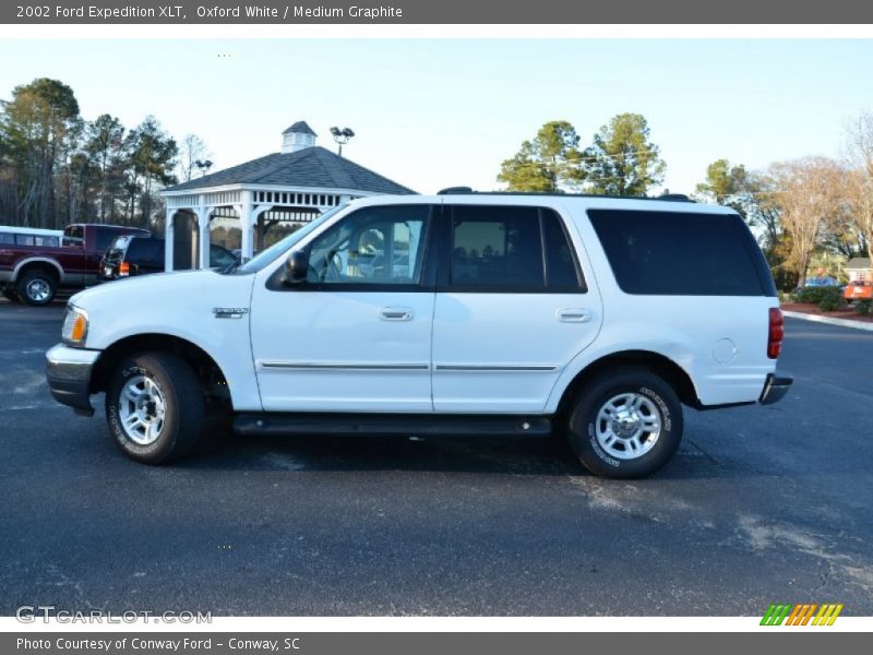 Oxford White / Medium Graphite 2002 Ford Expedition XLT