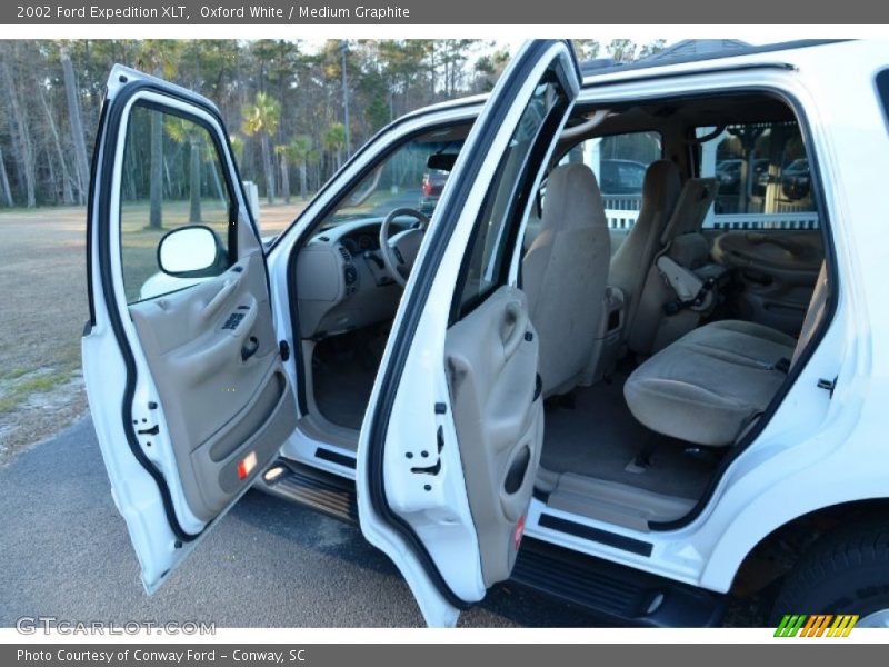 Oxford White / Medium Graphite 2002 Ford Expedition XLT