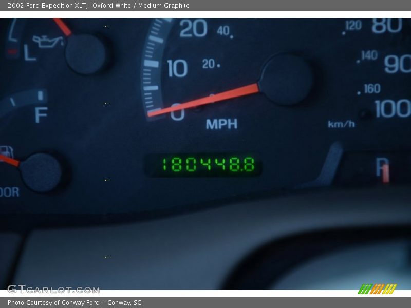 Oxford White / Medium Graphite 2002 Ford Expedition XLT