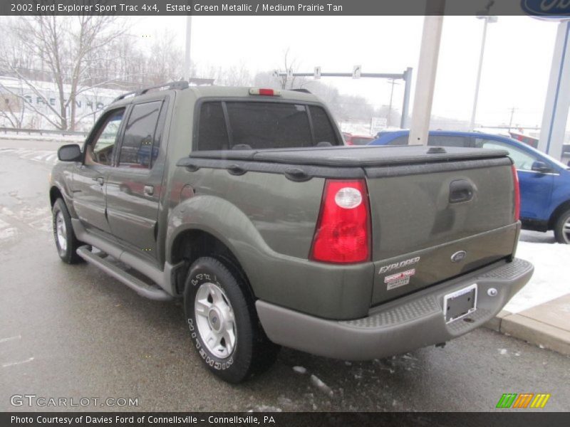 Estate Green Metallic / Medium Prairie Tan 2002 Ford Explorer Sport Trac 4x4
