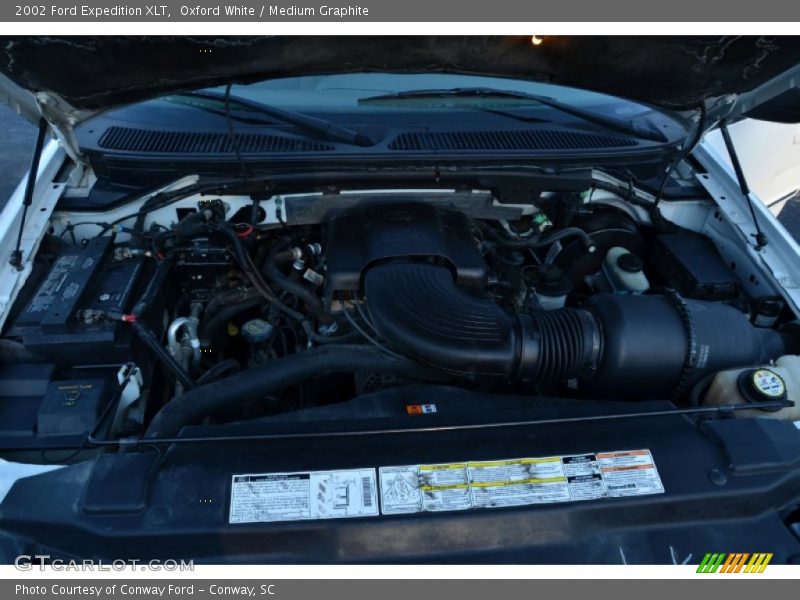 Oxford White / Medium Graphite 2002 Ford Expedition XLT