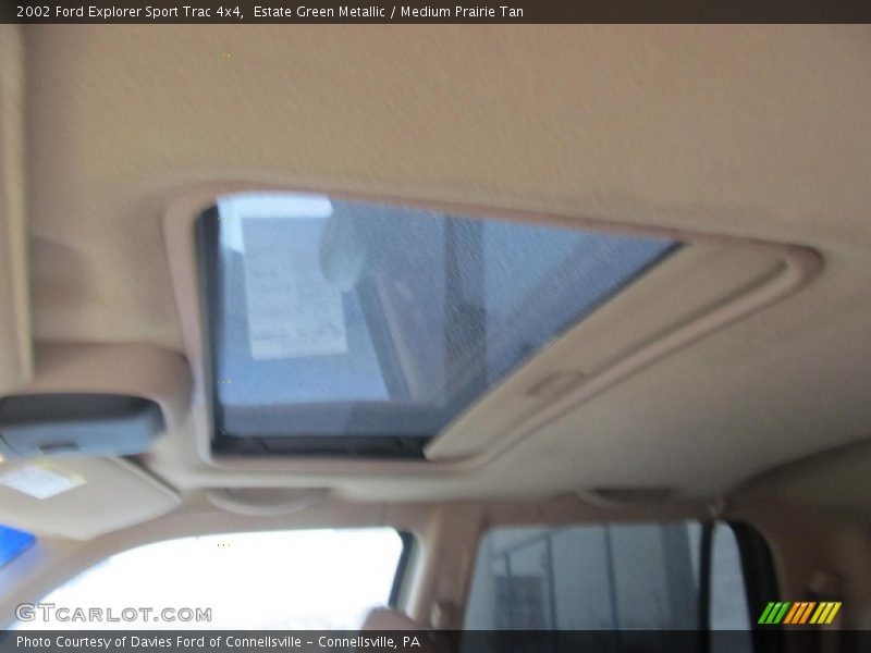 Estate Green Metallic / Medium Prairie Tan 2002 Ford Explorer Sport Trac 4x4