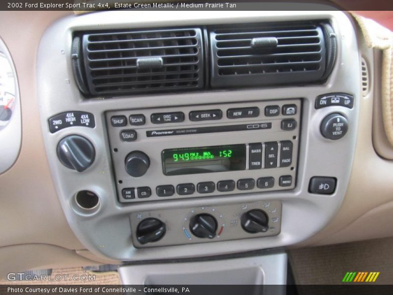 Controls of 2002 Explorer Sport Trac 4x4