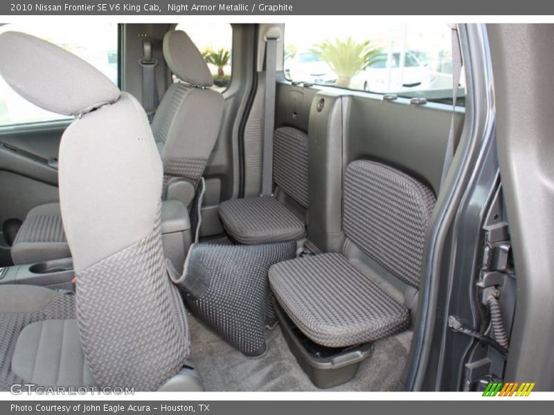 Rear Seat of 2010 Frontier SE V6 King Cab