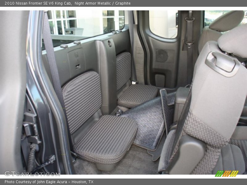 Rear Seat of 2010 Frontier SE V6 King Cab