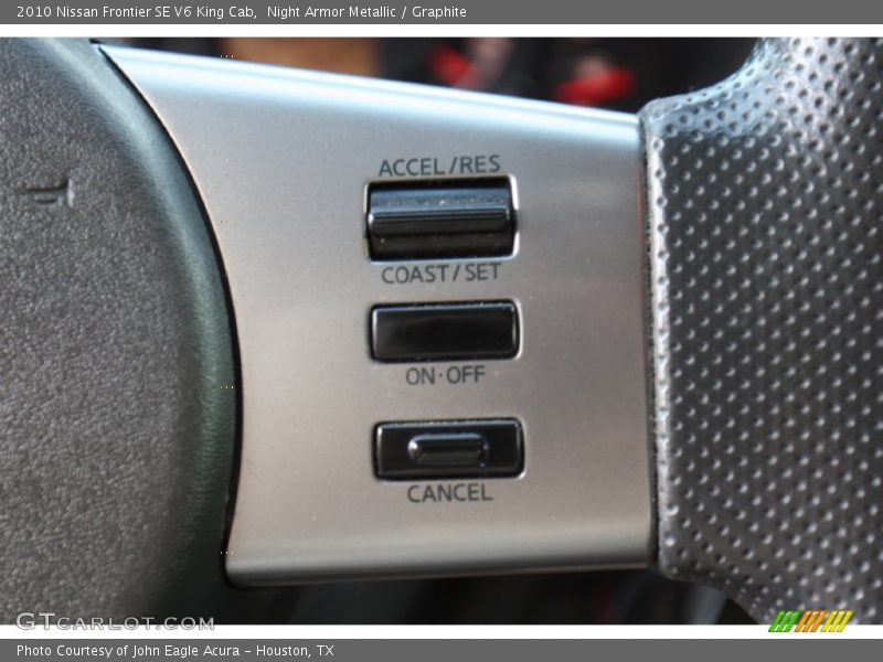 Controls of 2010 Frontier SE V6 King Cab