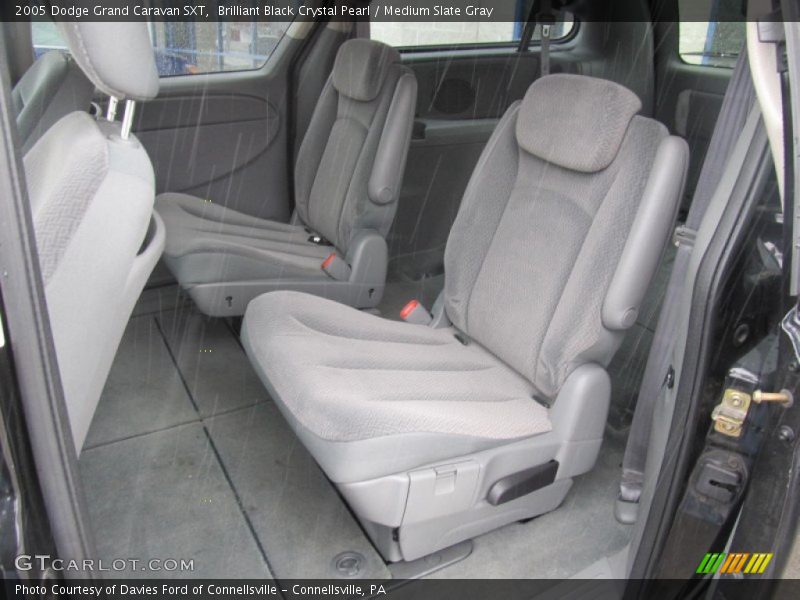 Brilliant Black Crystal Pearl / Medium Slate Gray 2005 Dodge Grand Caravan SXT