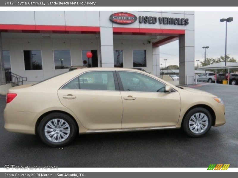 Sandy Beach Metallic / Ivory 2012 Toyota Camry LE