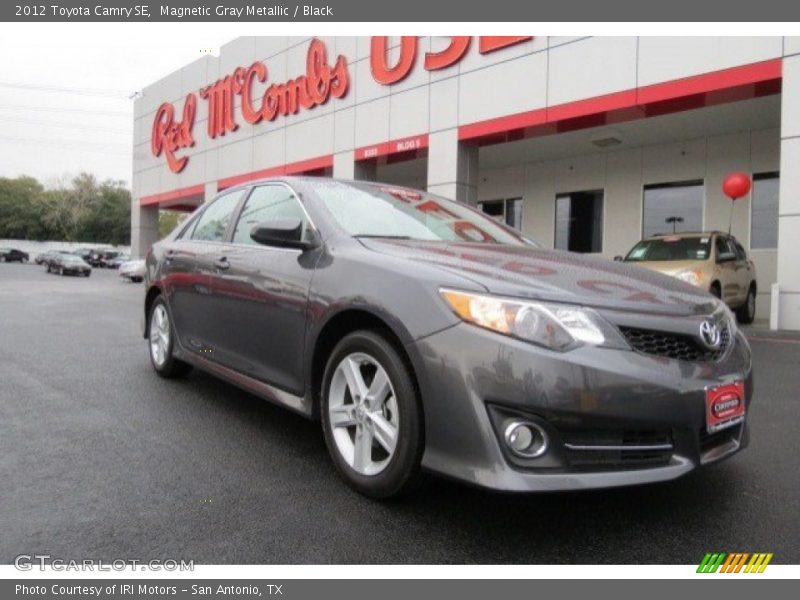 Magnetic Gray Metallic / Black 2012 Toyota Camry SE