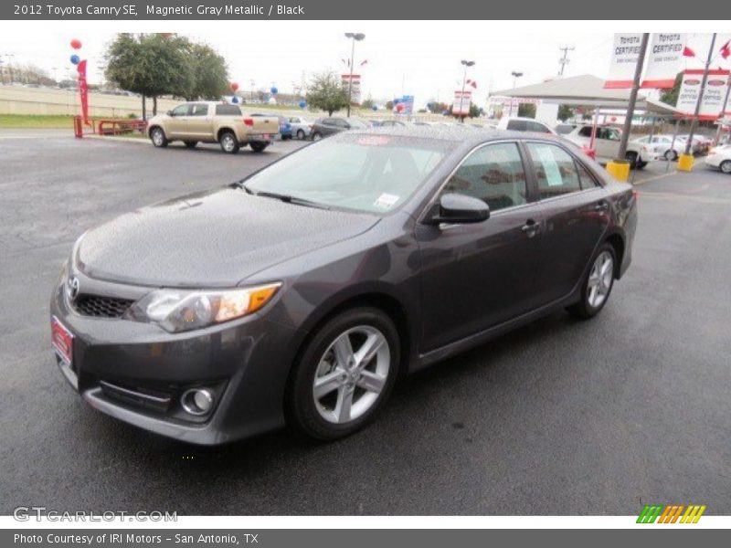 Magnetic Gray Metallic / Black 2012 Toyota Camry SE