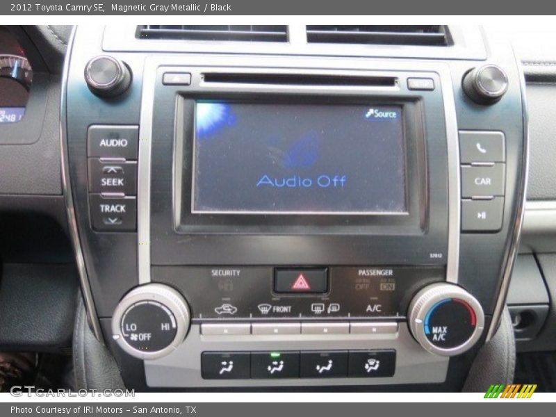 Magnetic Gray Metallic / Black 2012 Toyota Camry SE