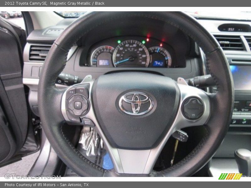 Magnetic Gray Metallic / Black 2012 Toyota Camry SE