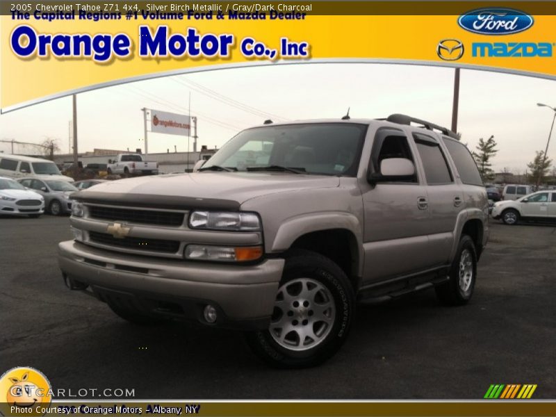 Silver Birch Metallic / Gray/Dark Charcoal 2005 Chevrolet Tahoe Z71 4x4
