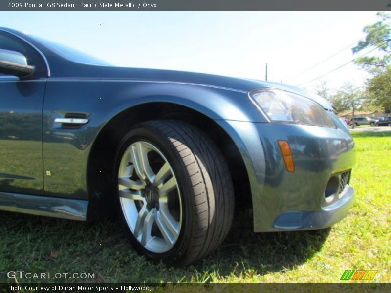 Pacific Slate Metallic / Onyx 2009 Pontiac G8 Sedan