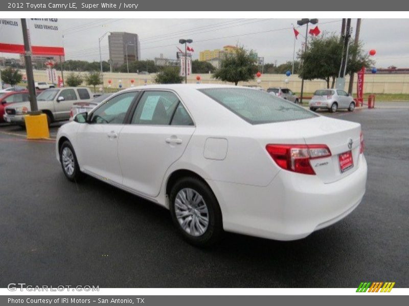 Super White / Ivory 2012 Toyota Camry LE
