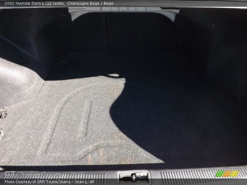 Champagne Beige / Beige 2002 Hyundai Elantra GLS Sedan