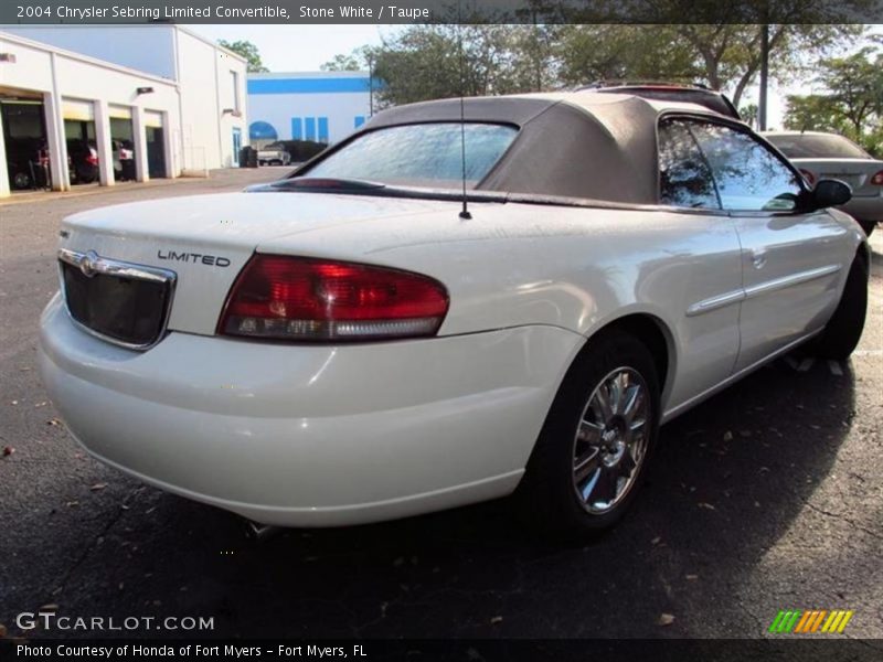 Stone White / Taupe 2004 Chrysler Sebring Limited Convertible