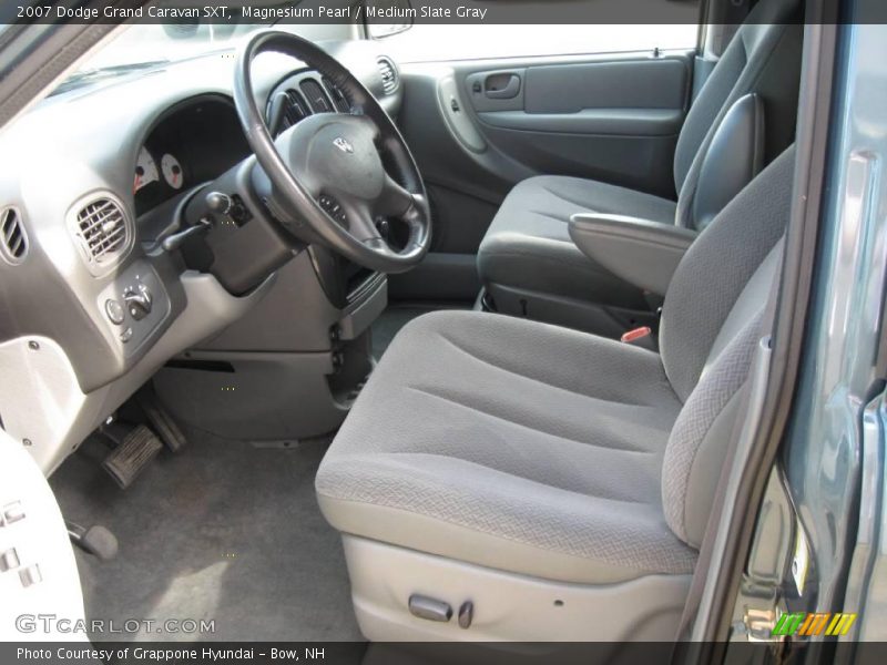 Magnesium Pearl / Medium Slate Gray 2007 Dodge Grand Caravan SXT