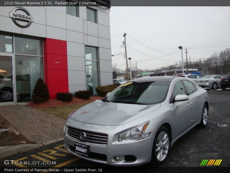 Radiant Silver / Charcoal 2010 Nissan Maxima 3.5 SV