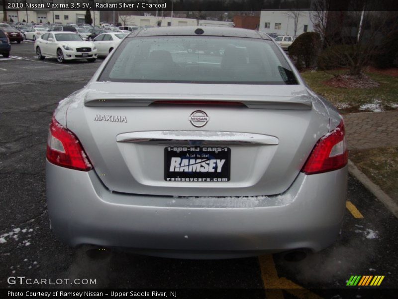 Radiant Silver / Charcoal 2010 Nissan Maxima 3.5 SV