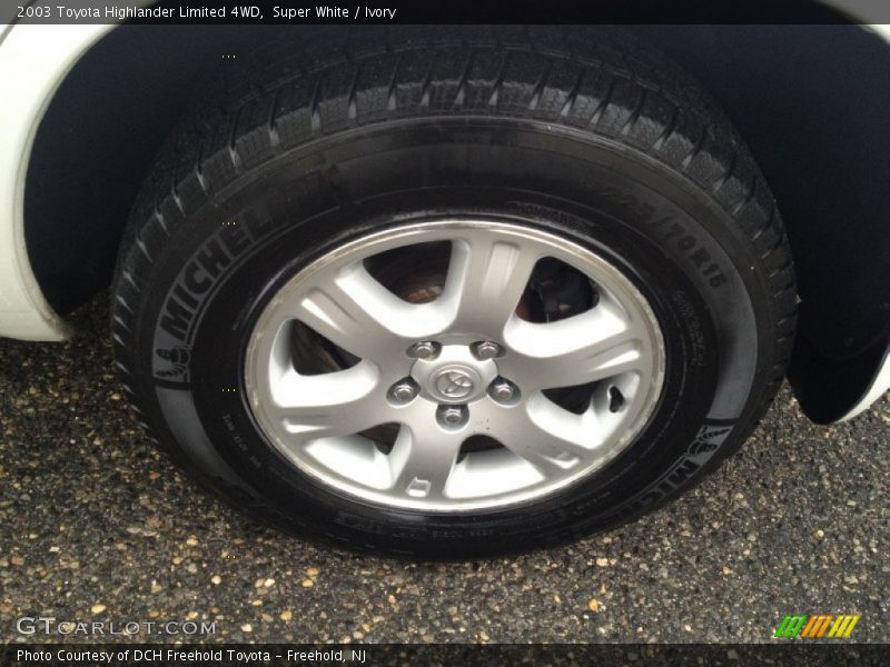 Super White / Ivory 2003 Toyota Highlander Limited 4WD
