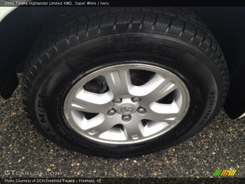 Super White / Ivory 2003 Toyota Highlander Limited 4WD