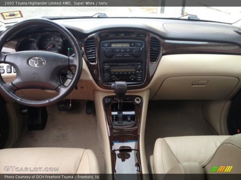 Super White / Ivory 2003 Toyota Highlander Limited 4WD