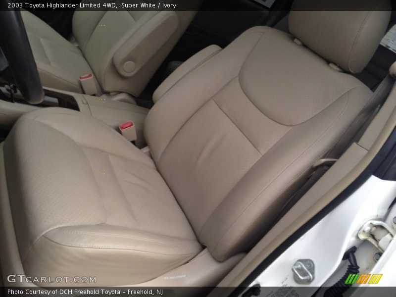 Super White / Ivory 2003 Toyota Highlander Limited 4WD