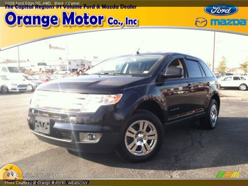 Black / Camel 2008 Ford Edge SEL AWD