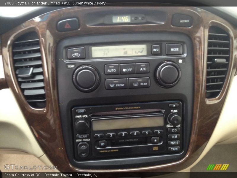 Super White / Ivory 2003 Toyota Highlander Limited 4WD