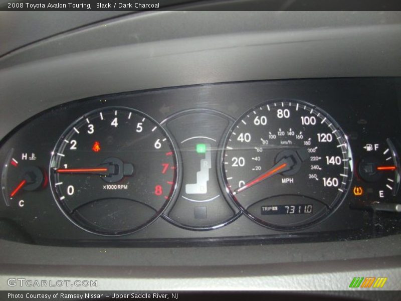 Black / Dark Charcoal 2008 Toyota Avalon Touring