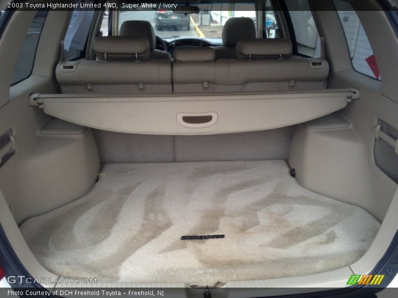 Super White / Ivory 2003 Toyota Highlander Limited 4WD