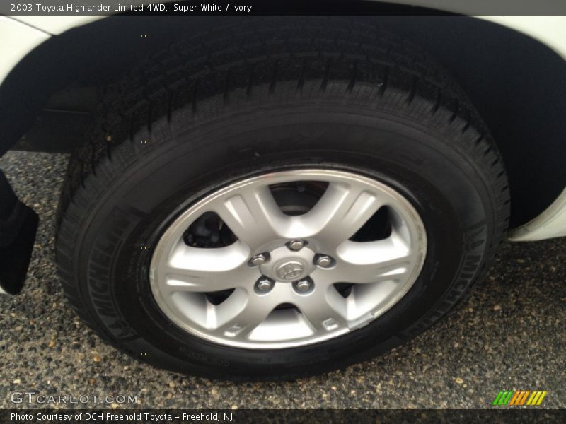 Super White / Ivory 2003 Toyota Highlander Limited 4WD