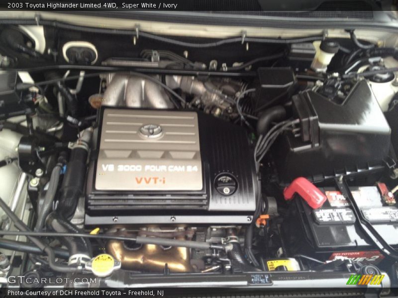 Super White / Ivory 2003 Toyota Highlander Limited 4WD