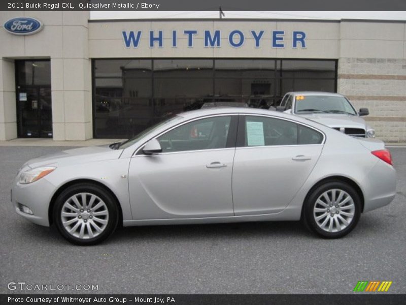 Quicksilver Metallic / Ebony 2011 Buick Regal CXL