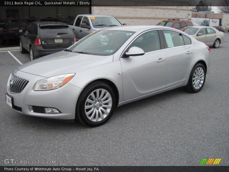 Quicksilver Metallic / Ebony 2011 Buick Regal CXL