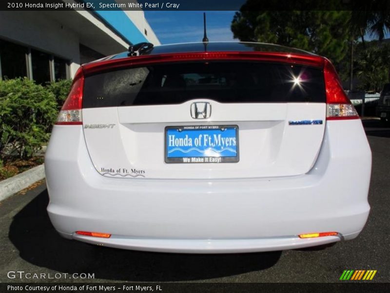 Spectrum White Pearl / Gray 2010 Honda Insight Hybrid EX