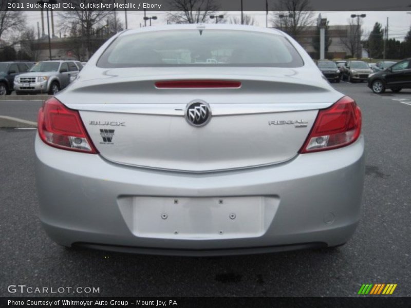 Quicksilver Metallic / Ebony 2011 Buick Regal CXL
