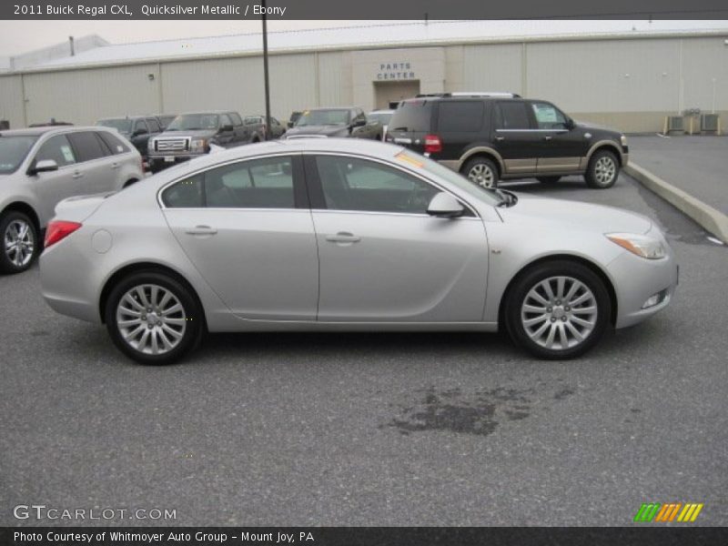 Quicksilver Metallic / Ebony 2011 Buick Regal CXL