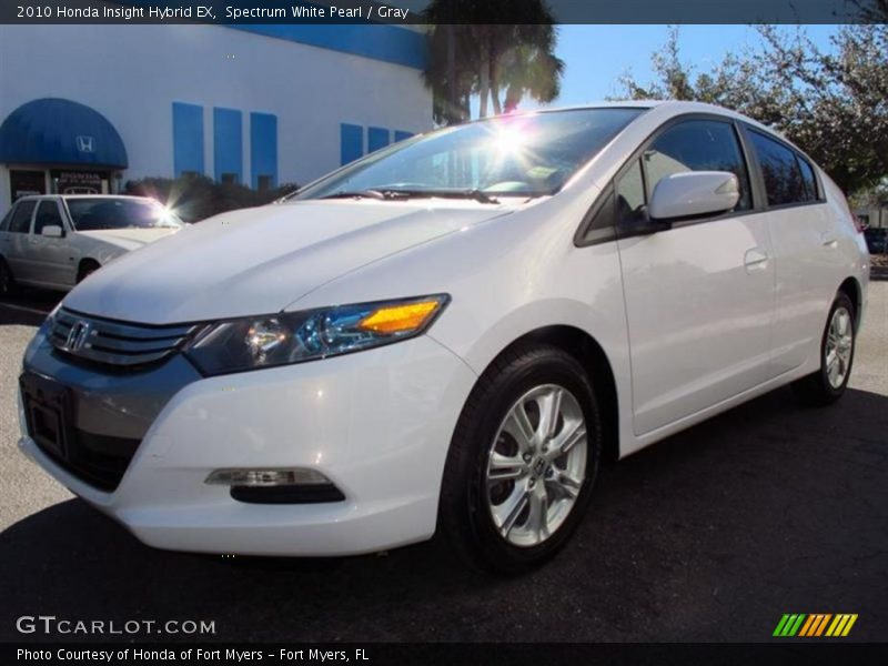 Spectrum White Pearl / Gray 2010 Honda Insight Hybrid EX