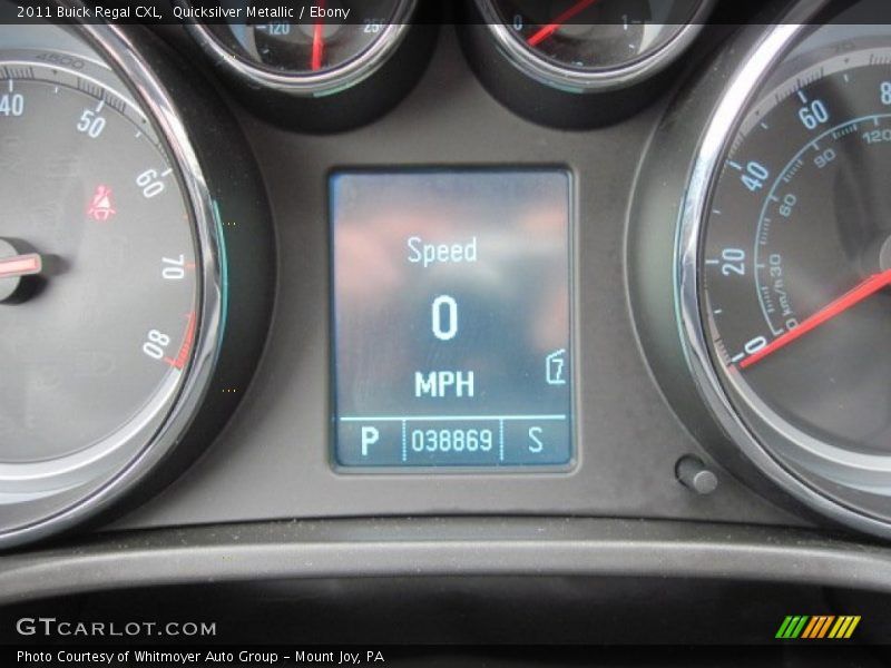 Quicksilver Metallic / Ebony 2011 Buick Regal CXL