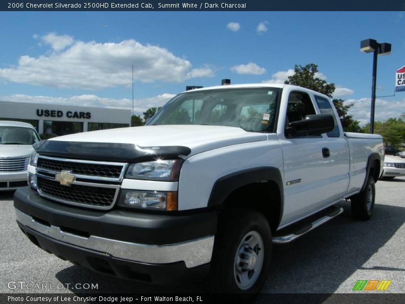 Summit White / Dark Charcoal 2006 Chevrolet Silverado 2500HD Extended Cab