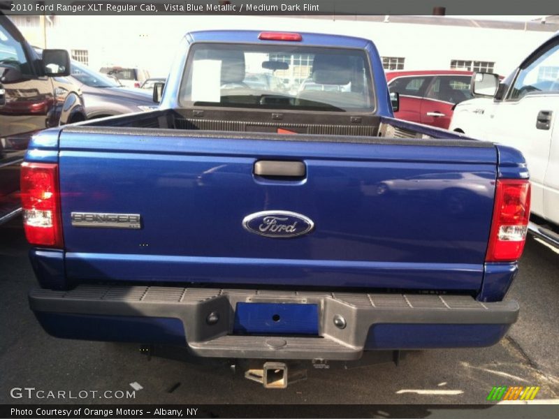 Vista Blue Metallic / Medium Dark Flint 2010 Ford Ranger XLT Regular Cab