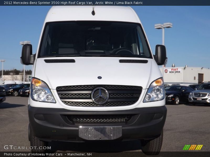 Arctic White / Lima Black Fabric 2012 Mercedes-Benz Sprinter 3500 High Roof Cargo Van
